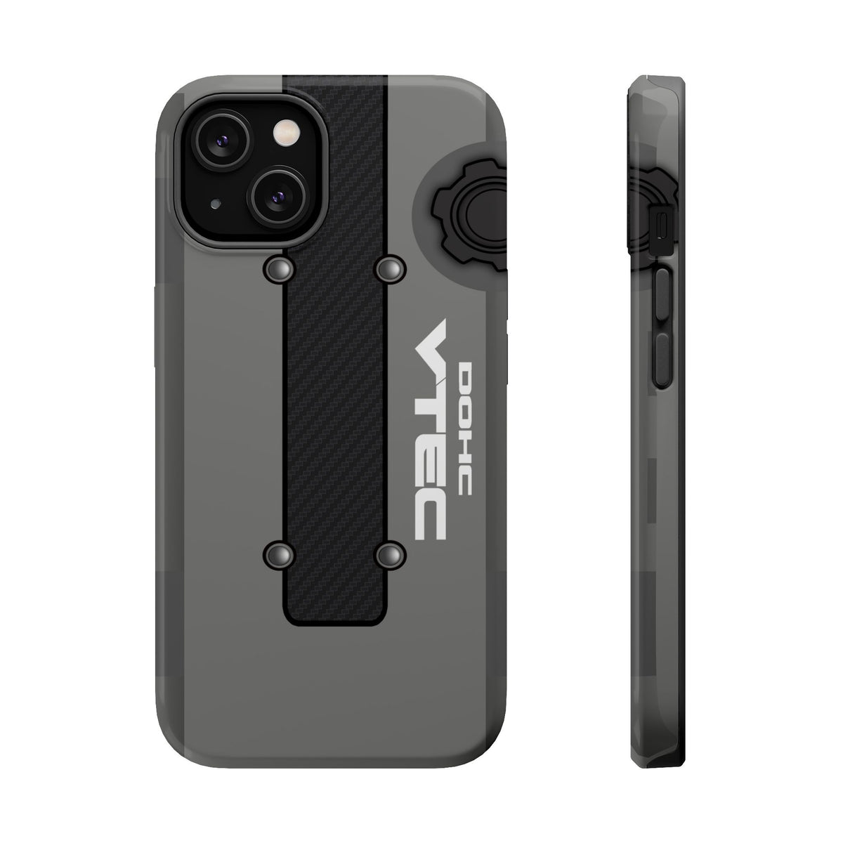 Gray B Series Engine Phone Case