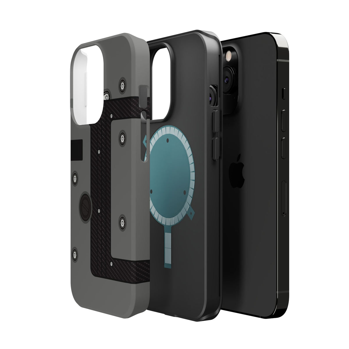 Gray K Series Engine Phone Case