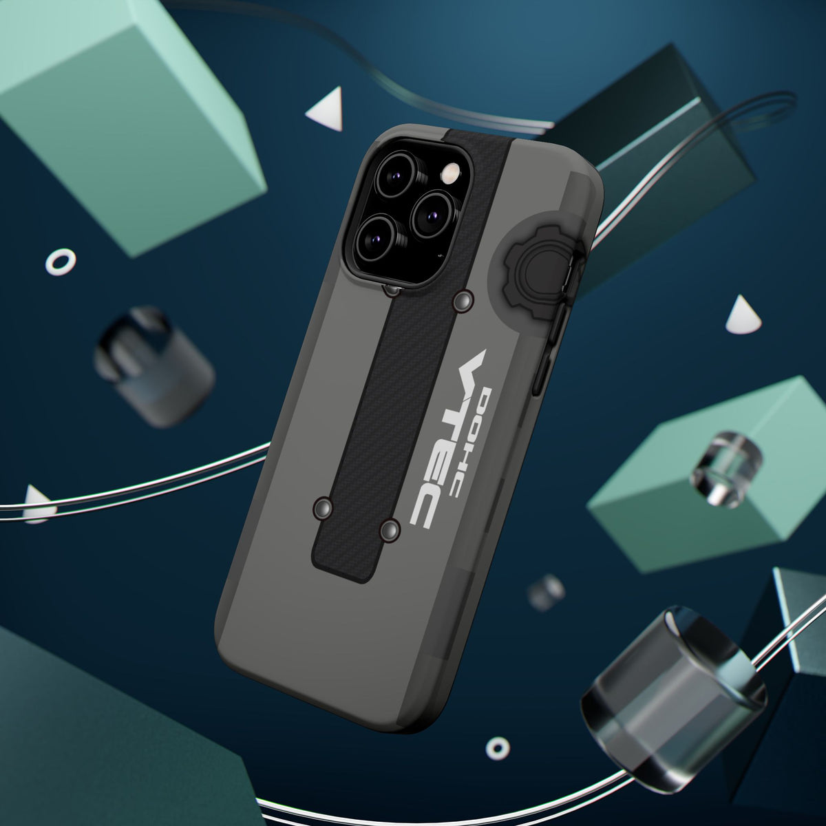 Gray B Series Engine Phone Case