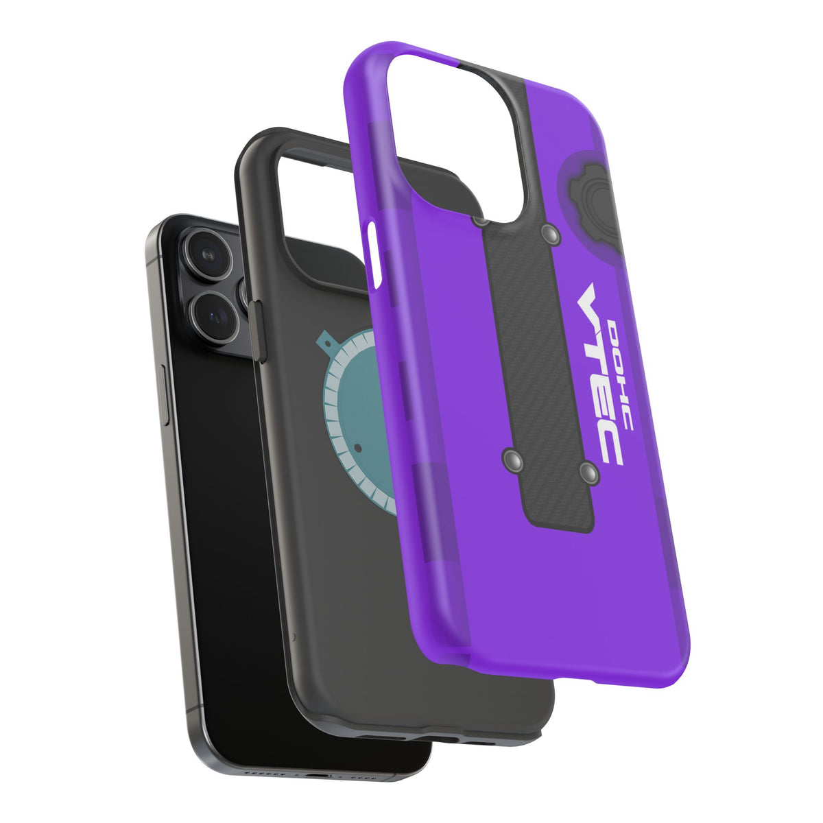 Purple B Series Engine Phone Case