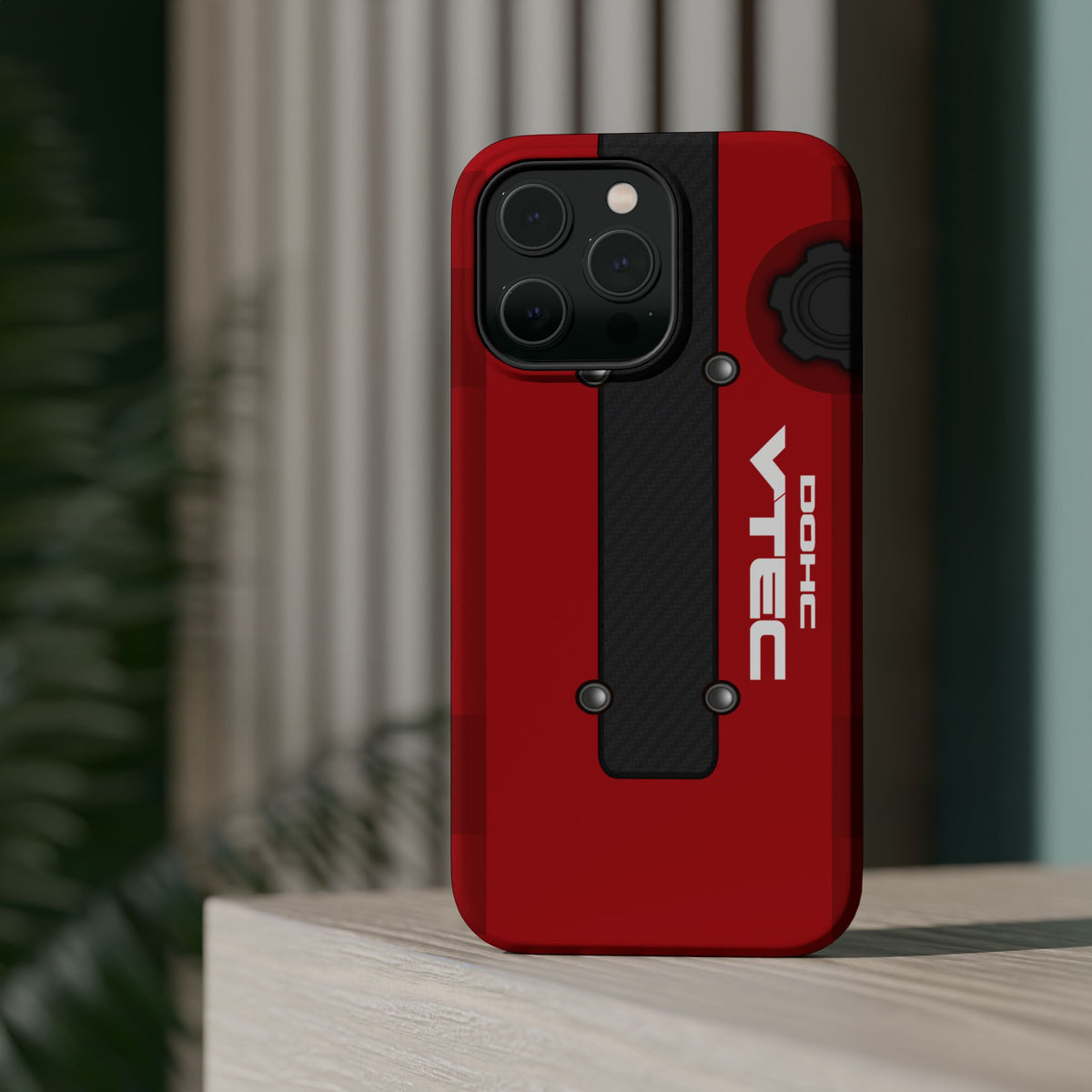 Red B Series Engine Phone Case
