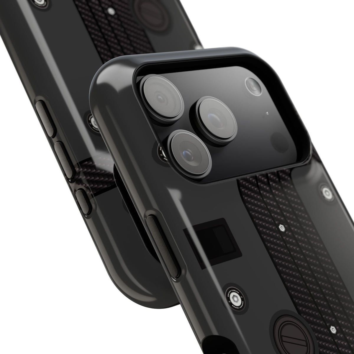 Black K Series Engine Phone Case