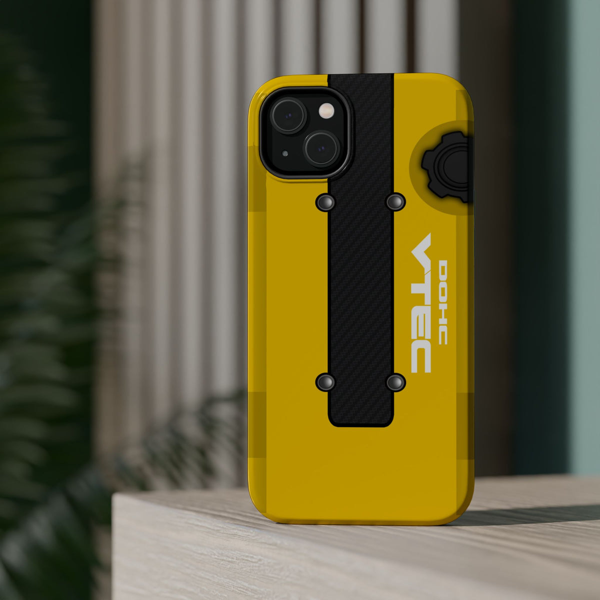 Yellow B Series Engine Phone Case