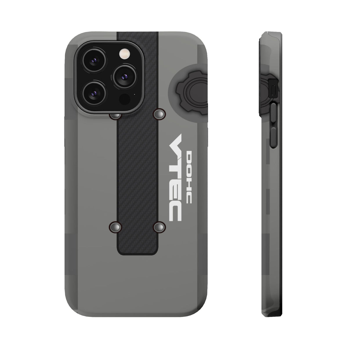 Gray B Series Engine Phone Case