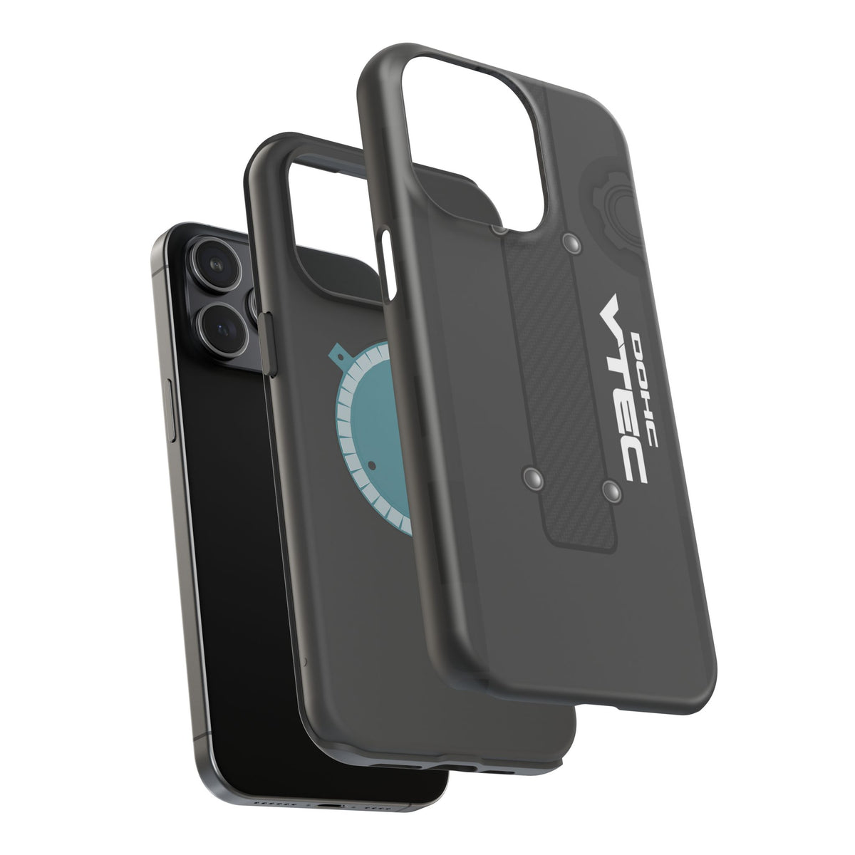 Black B Series Engine Phone Case
