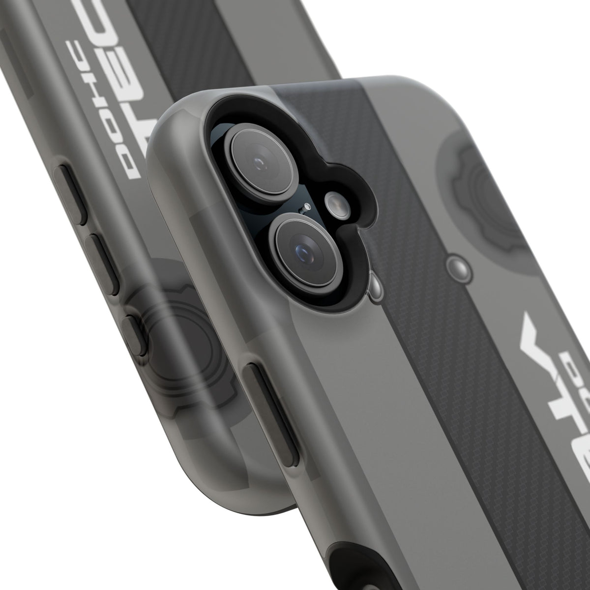 Gray B Series Engine Phone Case