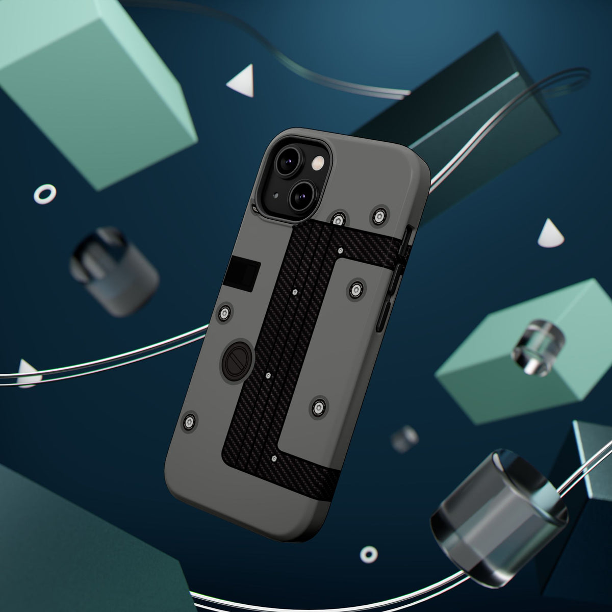 Gray K Series Engine Phone Case