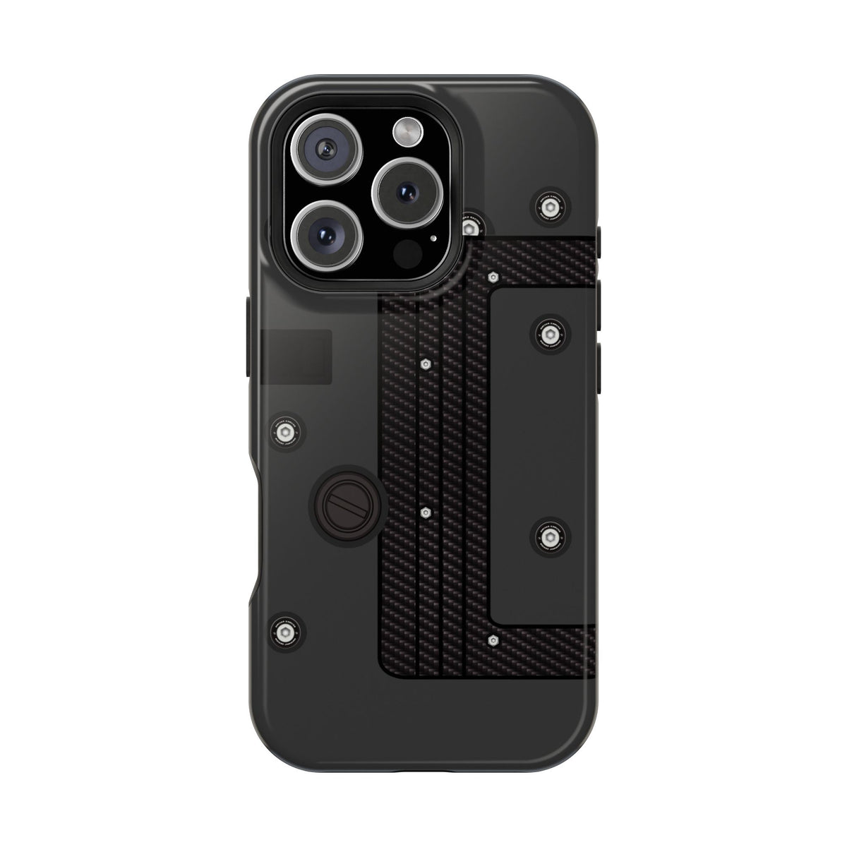 Black K Series Engine Phone Case