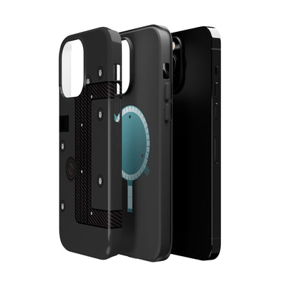 Black K Series Engine Phone Case