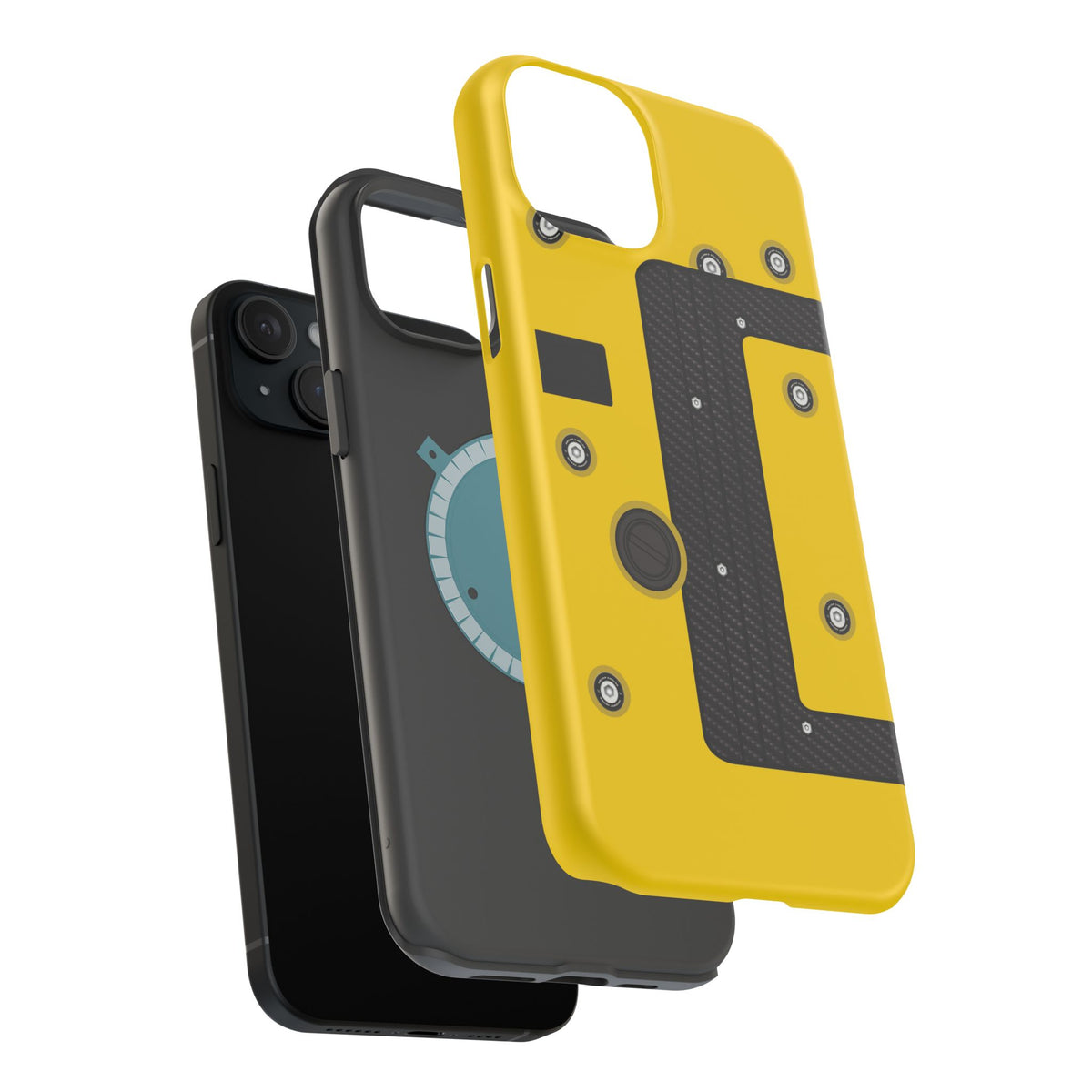 Yellow K Series Engine Phone Case