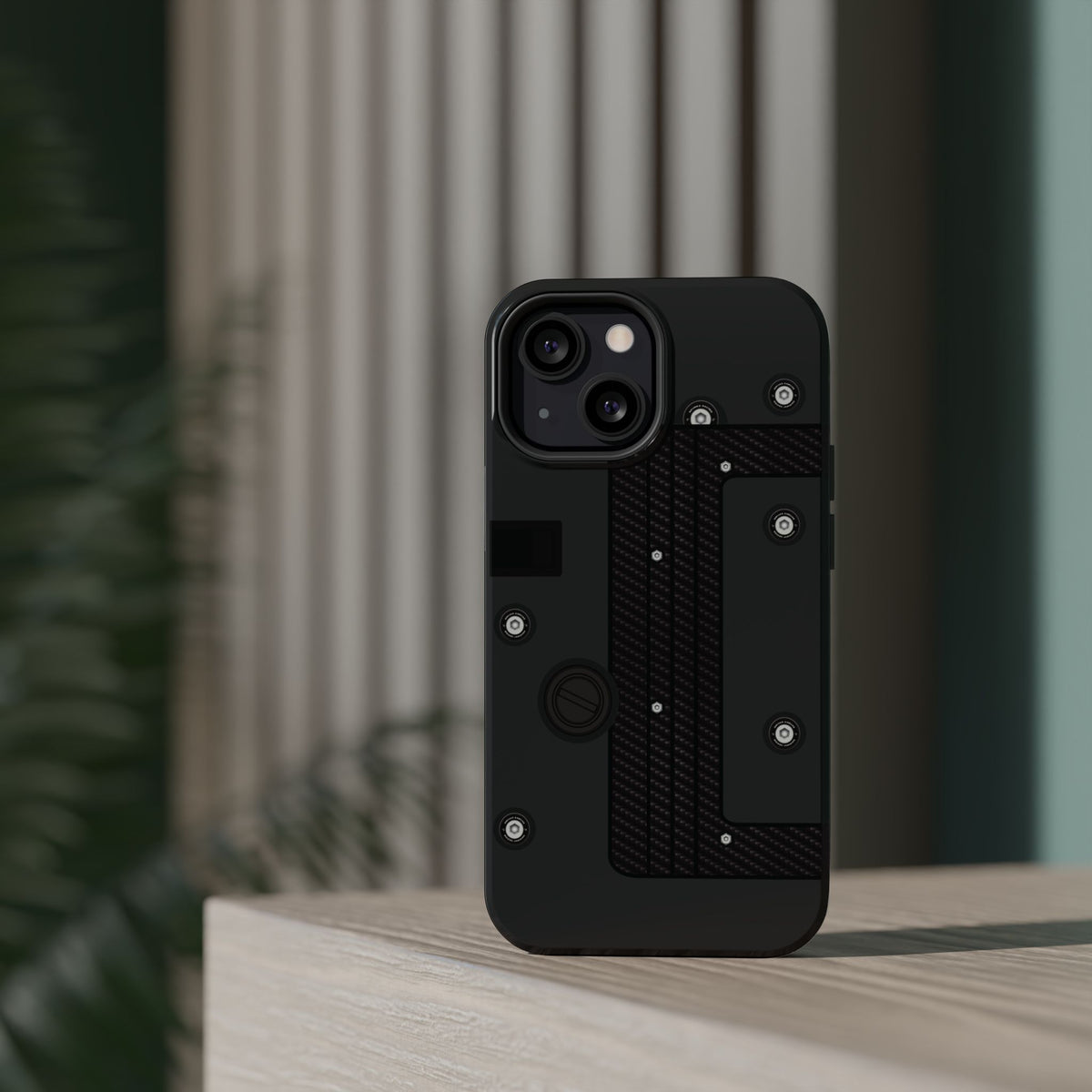 Black K Series Engine Phone Case