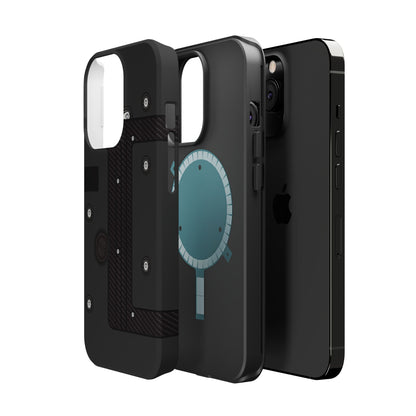 Black K Series Engine Phone Case