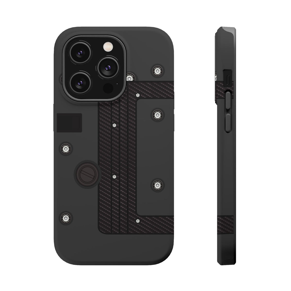 Black K Series Engine Phone Case