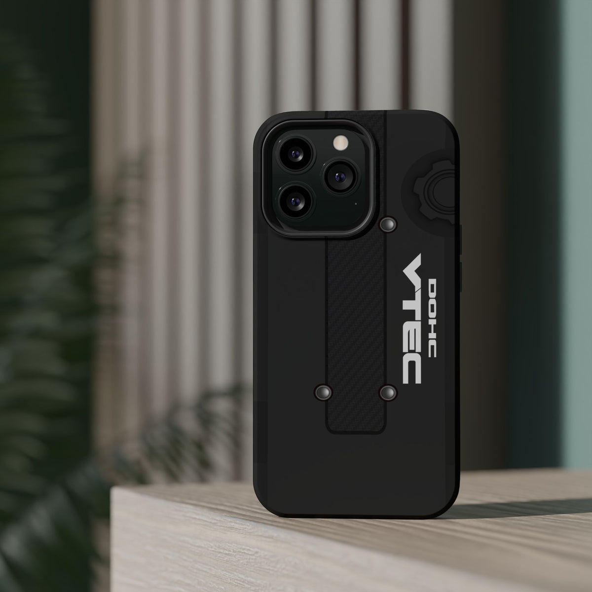 Black B Series Engine Phone Case