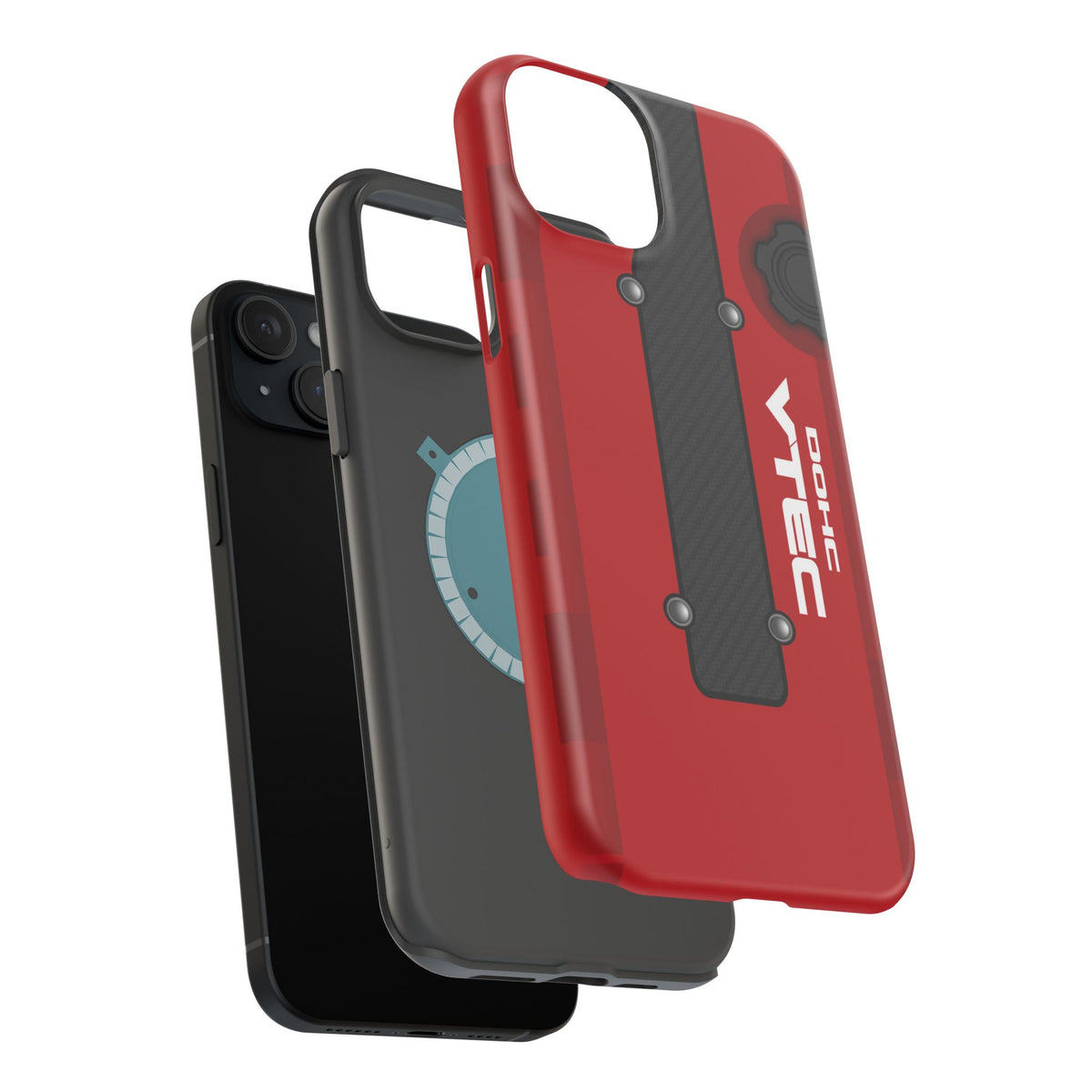 Red B Series Engine Phone Case