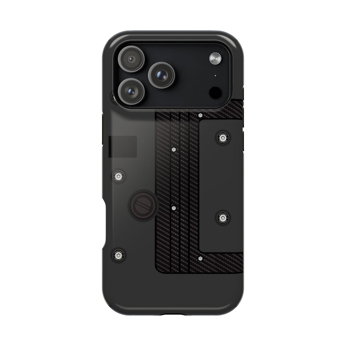 Black K Series Engine Phone Case