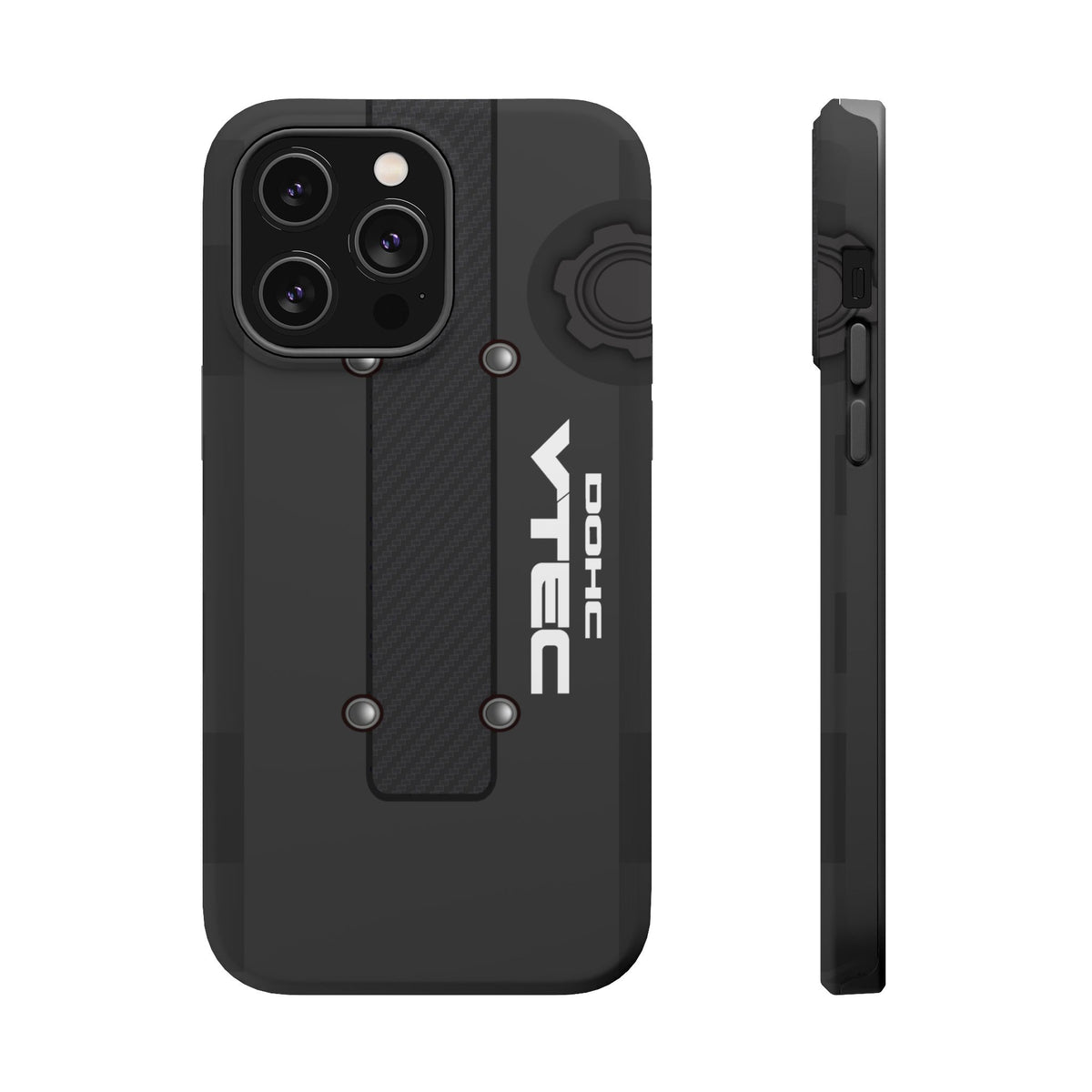 Black B Series Engine Phone Case