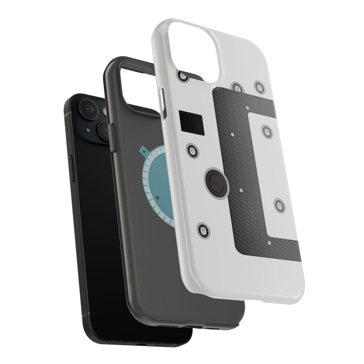 White K Series Engine Phone Case