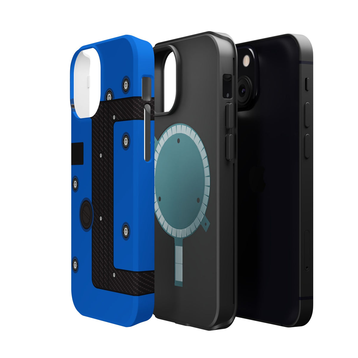 Blue K Series Engine Phone Case