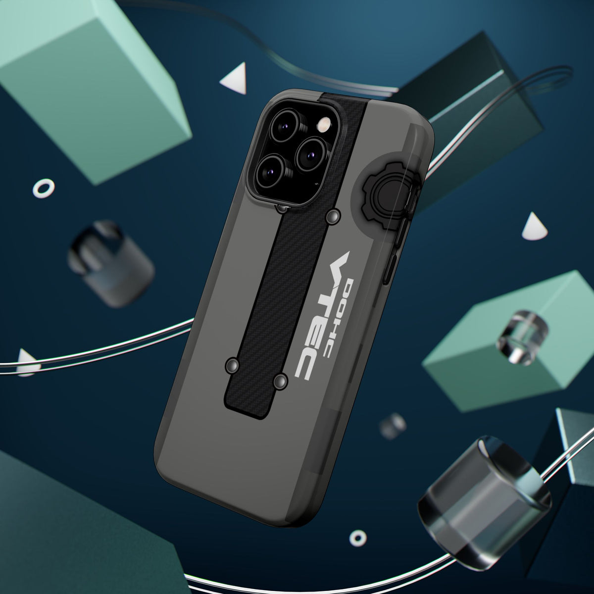 Gray B Series Engine Phone Case