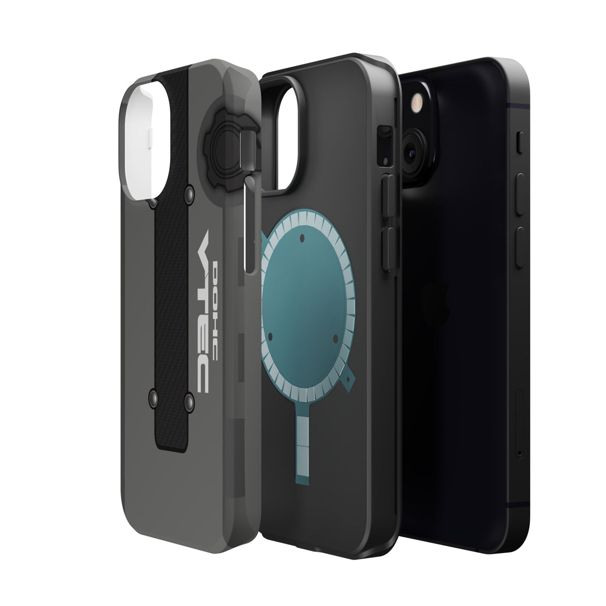 Gray B Series Engine Phone Case