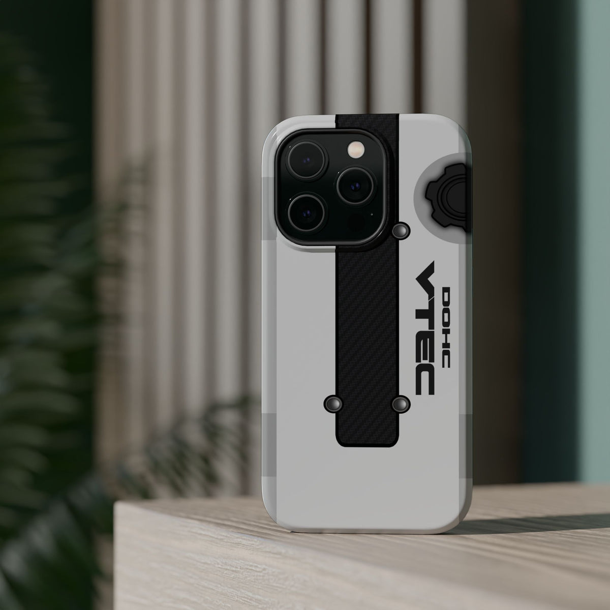 White B Series Engine Phone Case