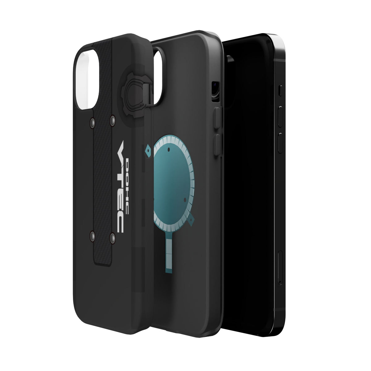 Black B Series Engine Phone Case