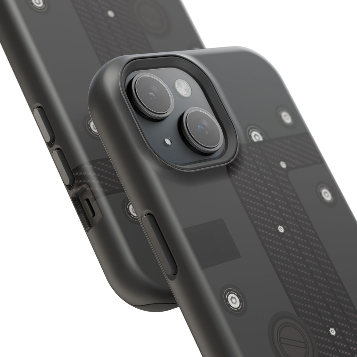 Black K Series Engine Phone Case