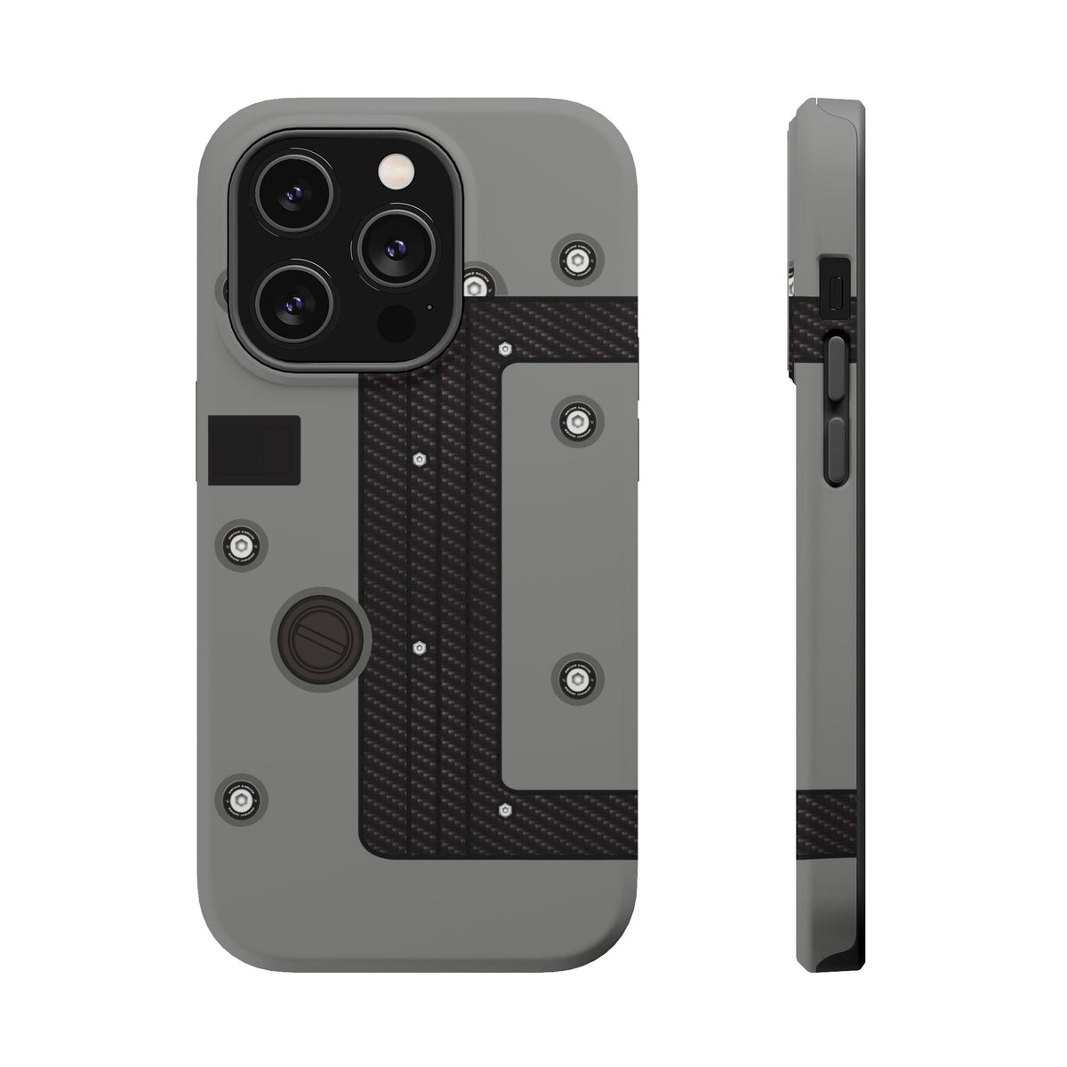 Gray K Series Engine Phone Case