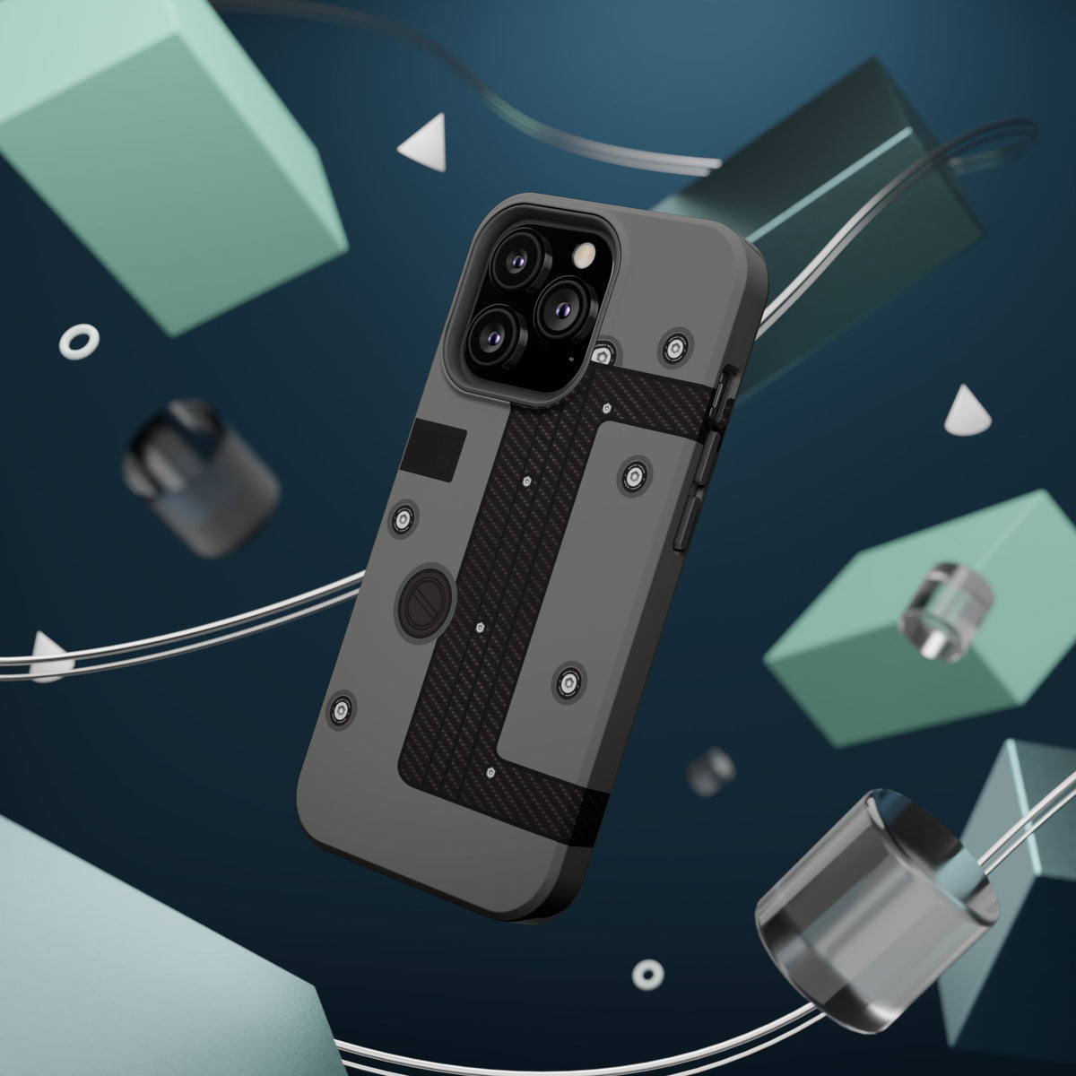 Gray K Series Engine Phone Case