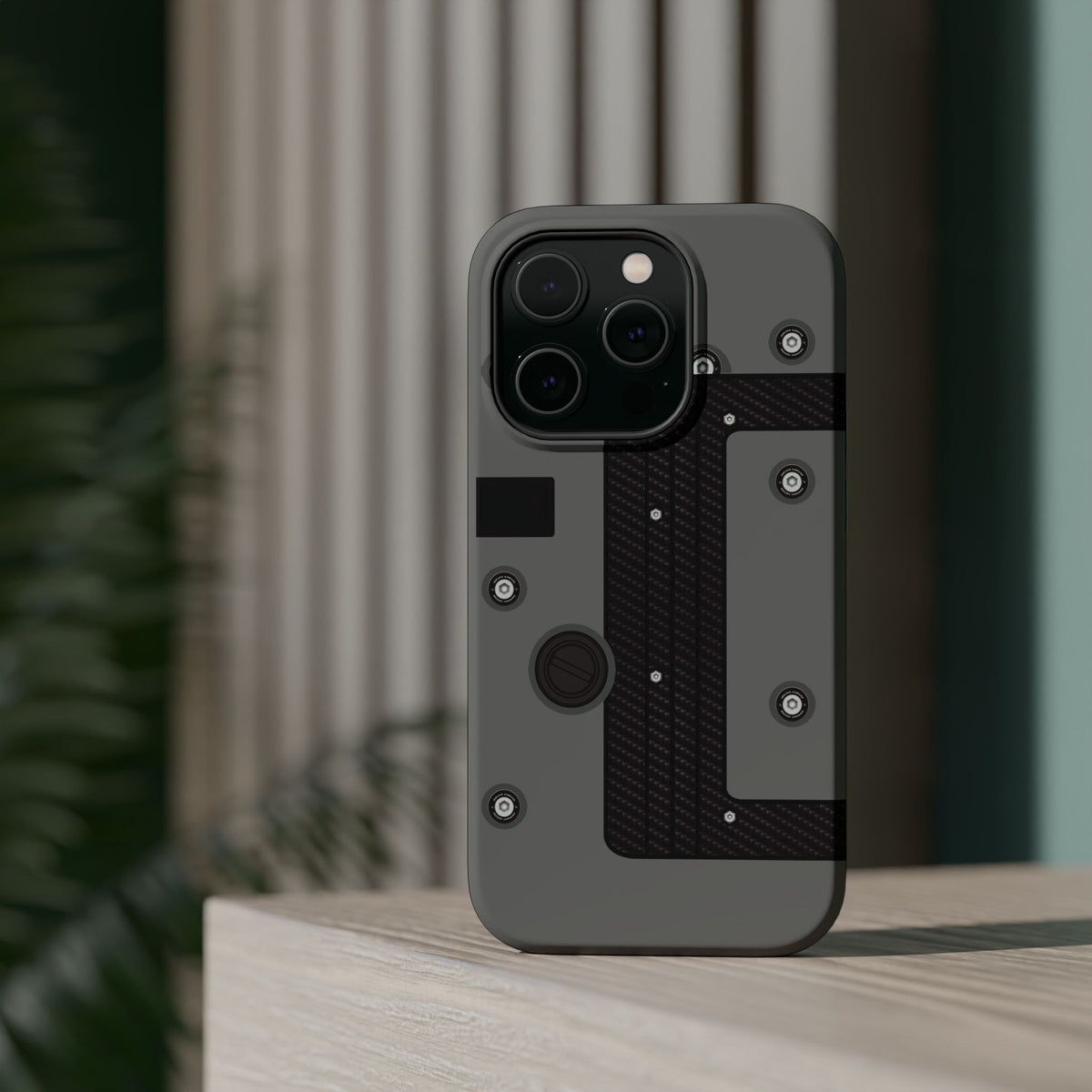 Gray K Series Engine Phone Case