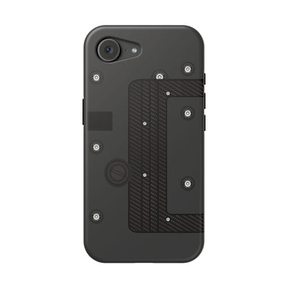 Black K Series Engine Phone Case