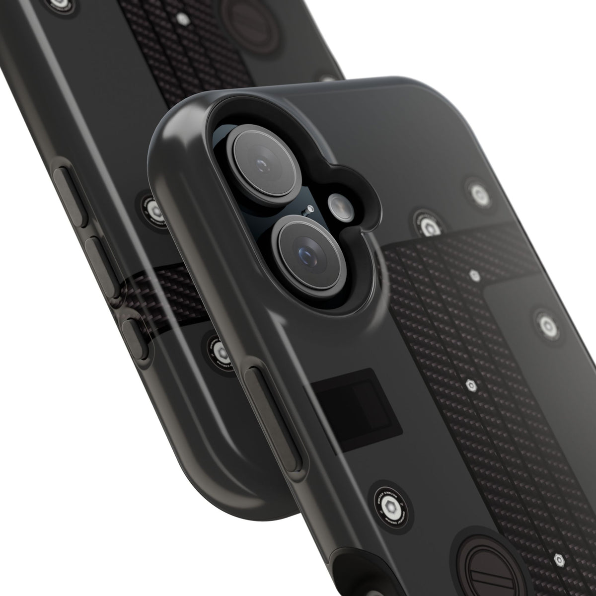 Black K Series Engine Phone Case