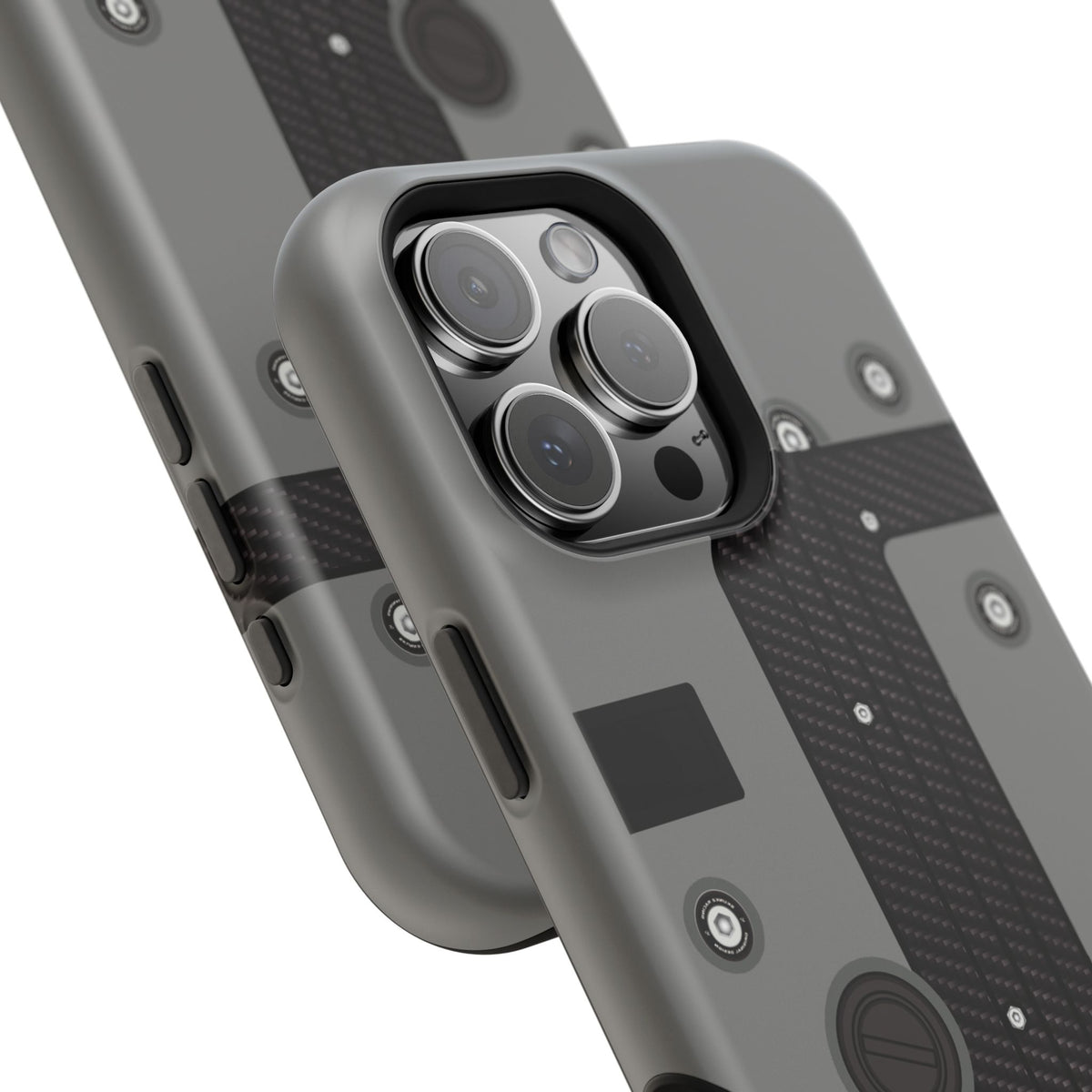 Gray K Series Engine Phone Case