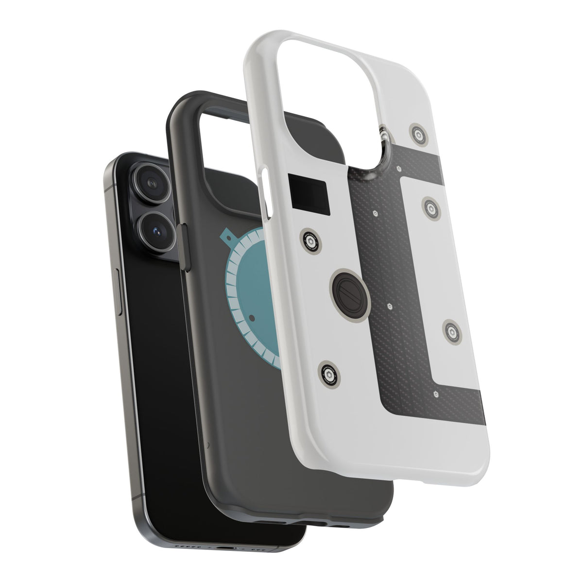 White K Series Engine Phone Case