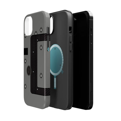 Gray K Series Engine Phone Case