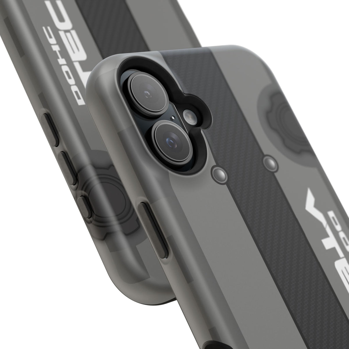Gray B Series Engine Phone Case