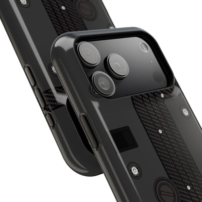 Black K Series Engine Phone Case