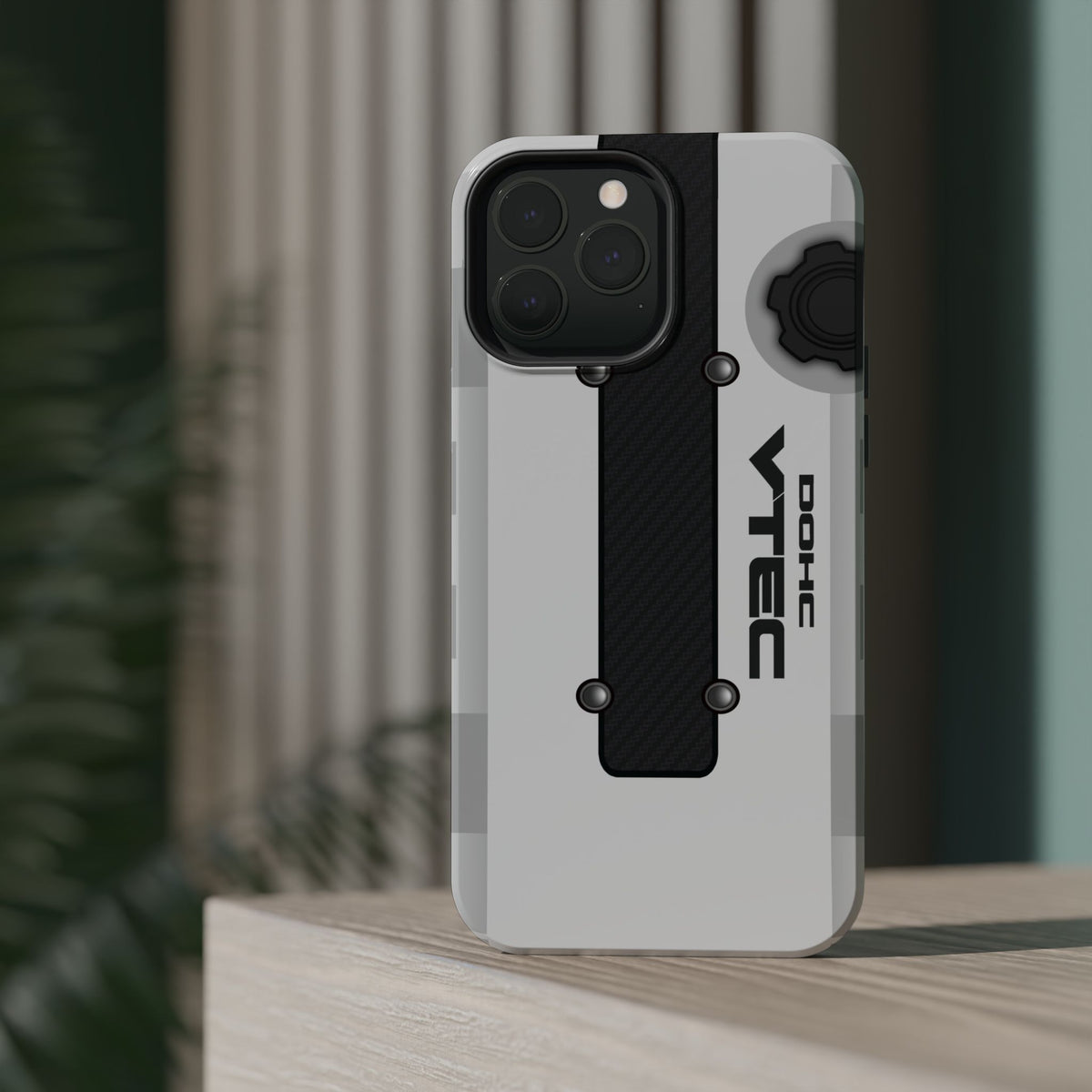 White B Series Engine Phone Case
