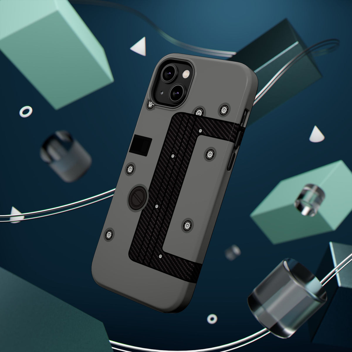 Gray K Series Engine Phone Case