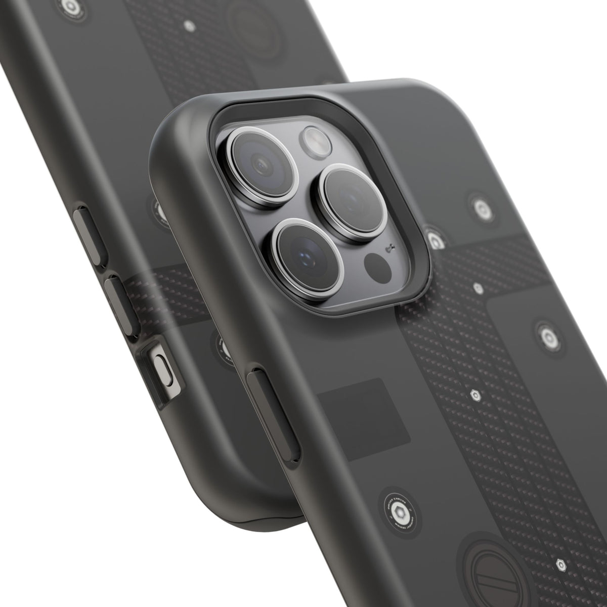 Black K Series Engine Phone Case