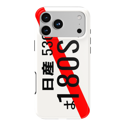 Nissan 180SX Plate Phone Case