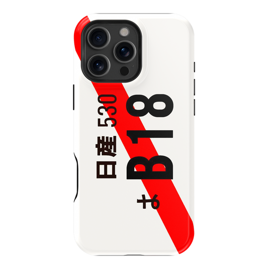 B18 Plate Phone Case