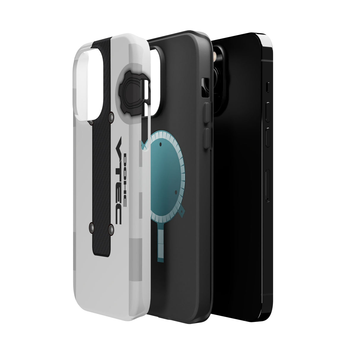 White B Series Engine Phone Case