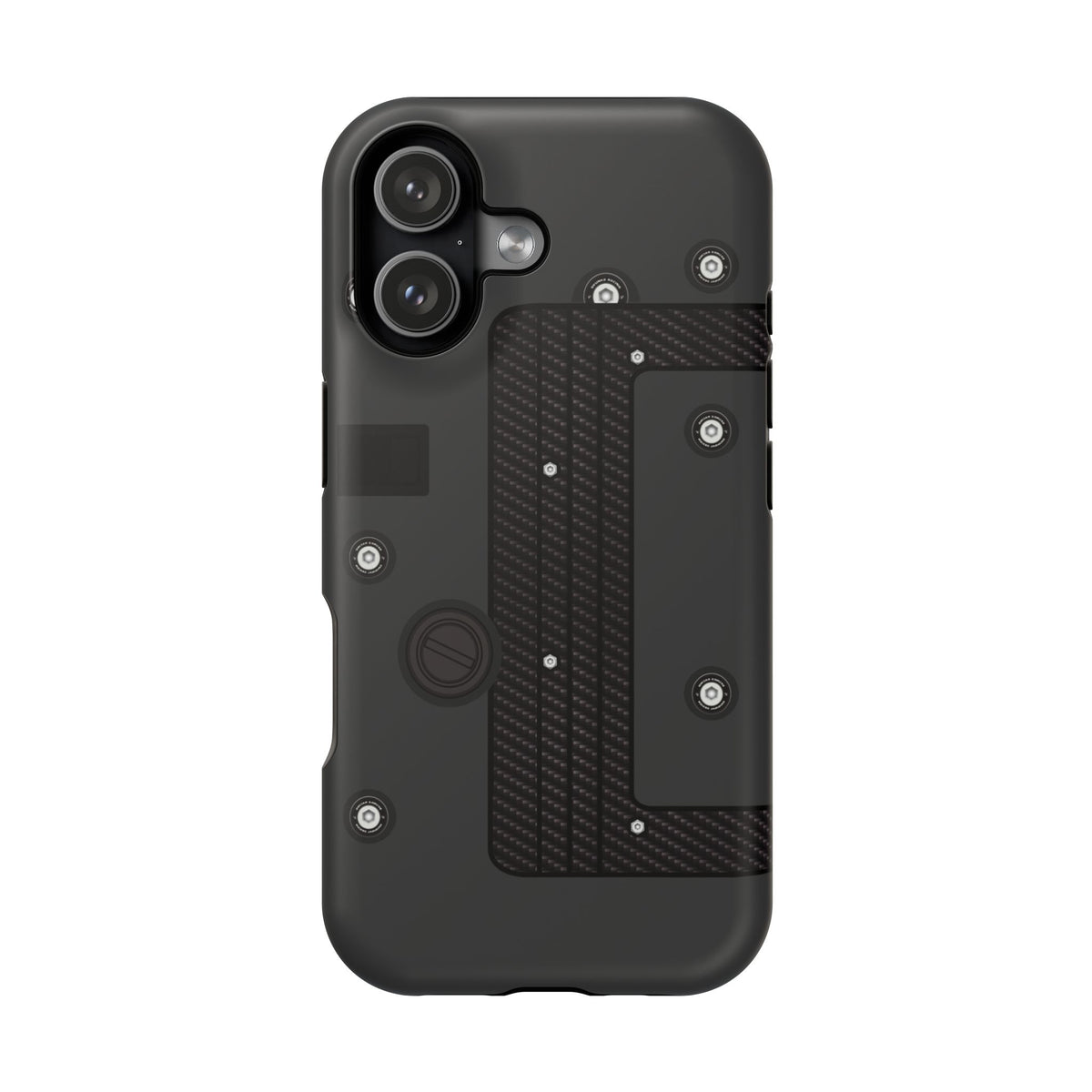 Black K Series Engine Phone Case