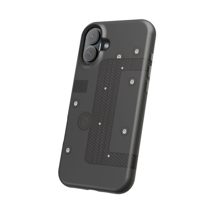 Black K Series Engine Phone Case