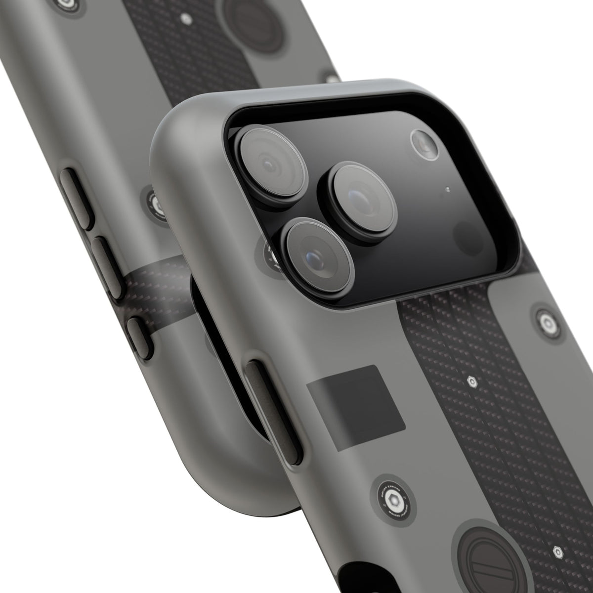 Gray K Series Engine Phone Case