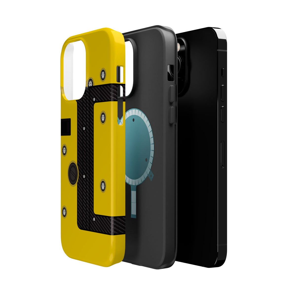 Yellow K Series Engine Phone Case