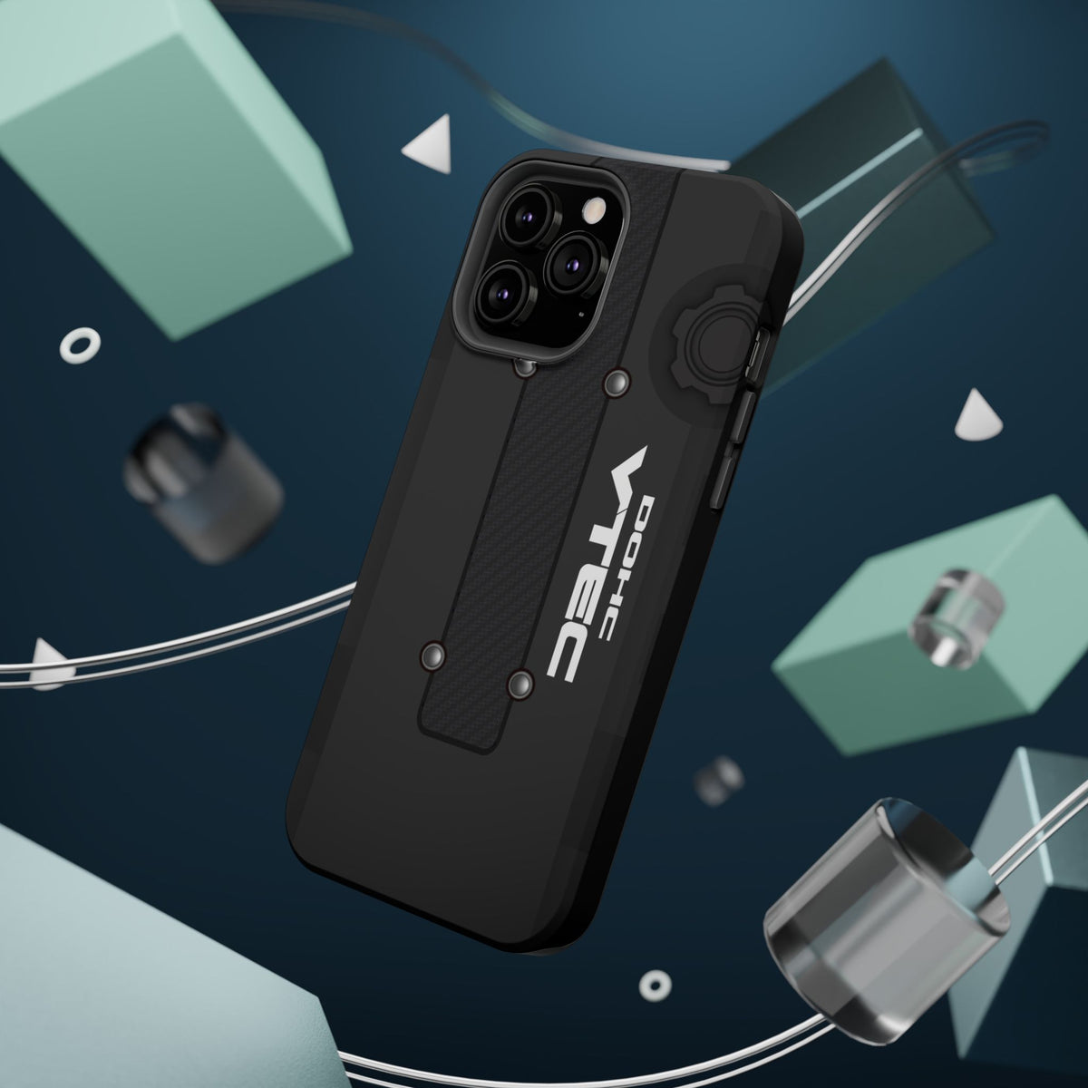 Black B Series Engine Phone Case