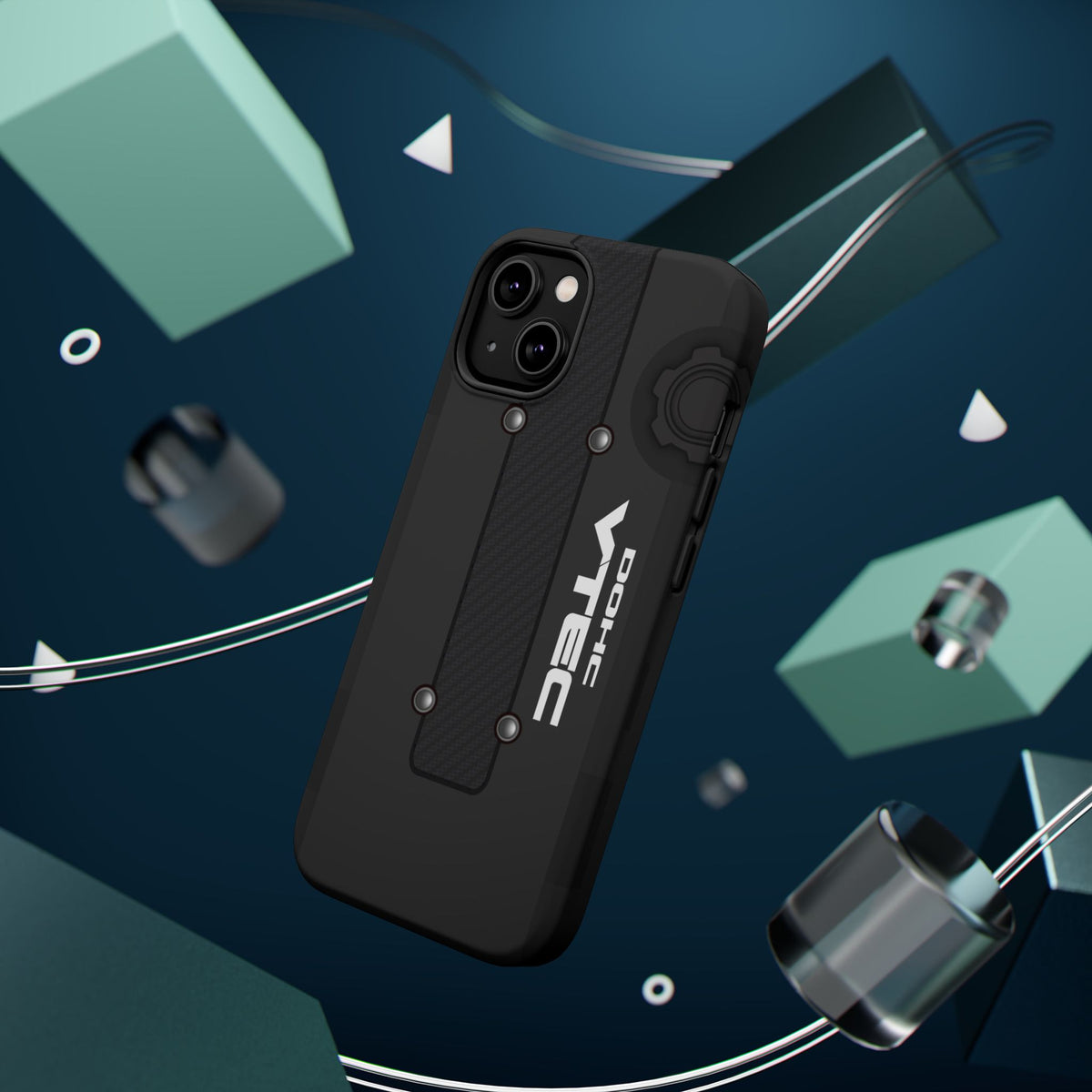Black B Series Engine Phone Case